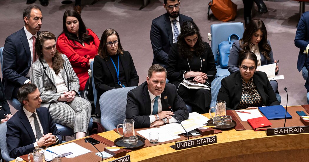 Israel’s Actions Questioned at Security Council Meeting